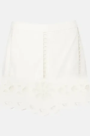 Isabel Marant Mini-jupe Palmira brodée en coton