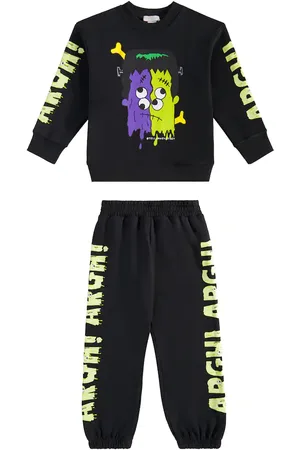 Stella McCartney Ensemble de survêtement en coton à logo