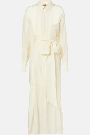 Plan C Robe chemise en soie