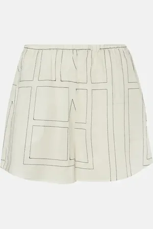 Totême Short Monogram en coton mélangé