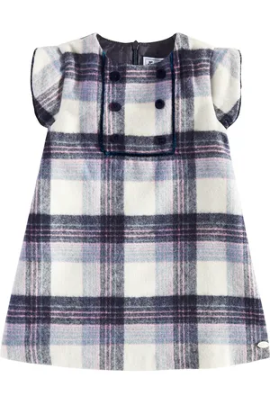 Tartine Et Chocolat Bébé – Robe en laine mélangée à carreaux