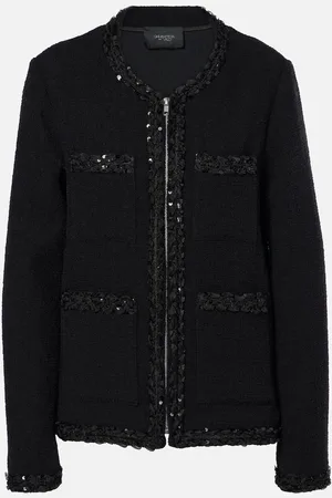 Giambattista Valli Veste en laine mélangée à sequins