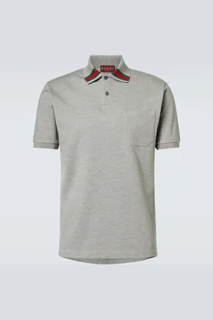 Gucci Polo Web Stripe en coton mélangé