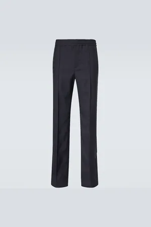 Gucci Pantalon droit GG à taille mi-haute