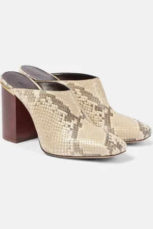 Chloé Chloé Mules Ambre en cuir embossé