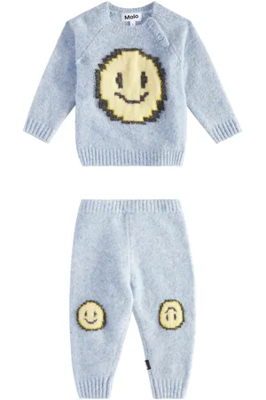 Molo Bébé – Set de pull et pantalon Bless and Sol en laine mélangée