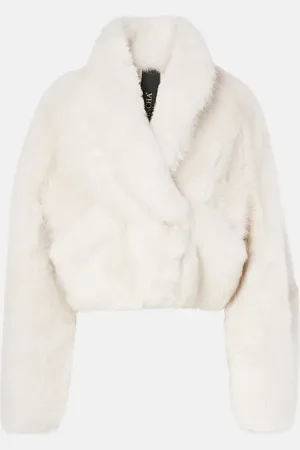 Blancha Veste en shearling et cuir