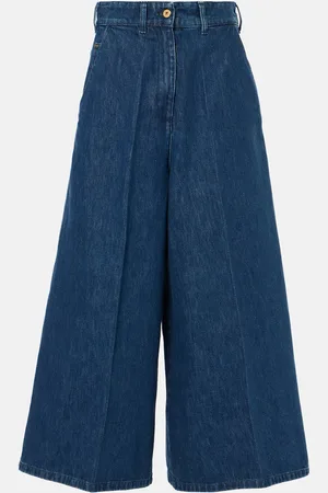Patou Jean ample à taille haute