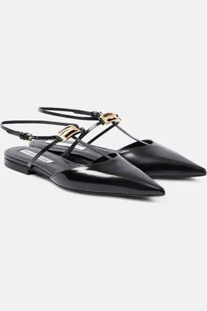 Victoria Beckham Ballerines B Buckle en cuir