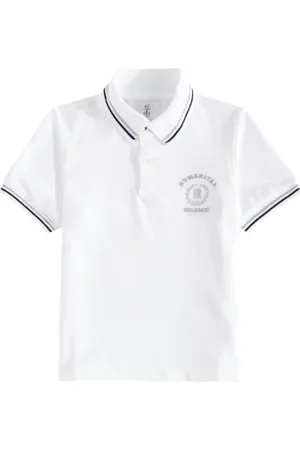 Brunello Cucinelli Polo brodé en coton