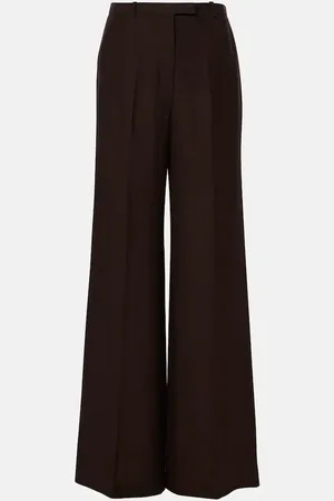 Loro Piana Pantalon évasé Emmit en lin
