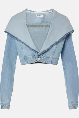 Alaïa Alaïa Veste raccourcie en jean