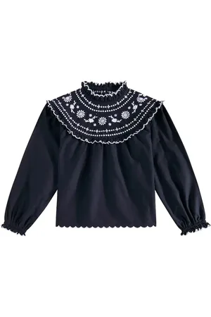 The New Society Blouse Pune brodée en coton