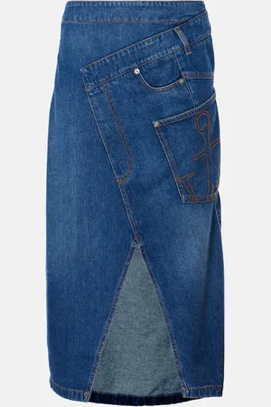 J.W.Anderson Jupe midi en denim