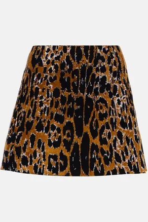 Alaïa Alaïa Mini-jupe à motif léopard