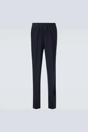 Loro Piana Pantalon droit Jan en laine et cachemire