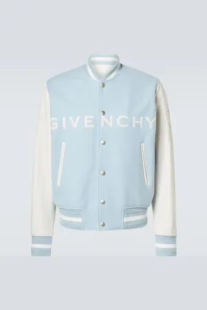 Givenchy Veste teddy en laine mélangée à logo