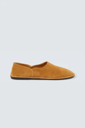The Row Chaussures slip-on Canal en daim