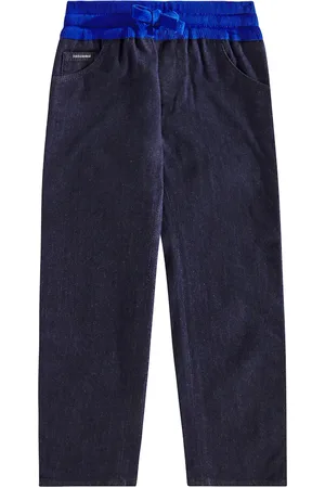 Dolce & Gabbana Pantalon de survêtement en denim à logo