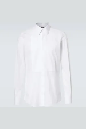 Dolce & Gabbana Chemise de smoking en coton