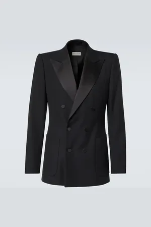 DRIES VAN NOTEN Veste de smoking en laine mélangée