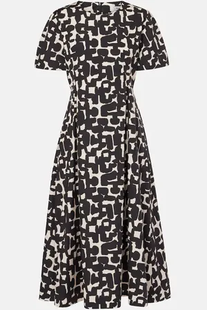 Max Mara Robe midi Callas imprimée en coton