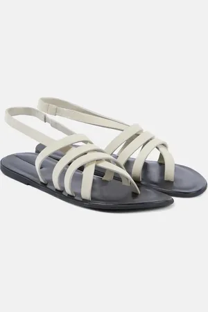 The Row Sandales Line en cuir