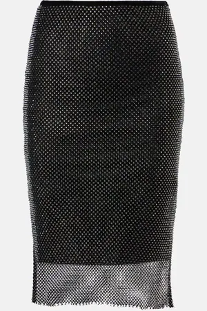 Sportmax Jupe midi Zinnia en tulle à ornements