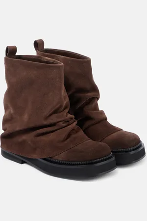 The Attico Bottines Mini Robin en daim