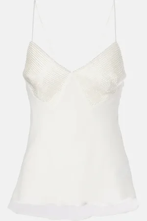 Max Mara Caraco de mariée Opache en soie