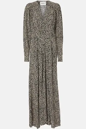 Marant Etoile Robe longue Vonick imprimée