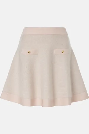 Nina Ricci Mini-jupe en laine mélangée