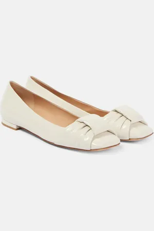 Gianvito Rossi Ballerines en cuir verni