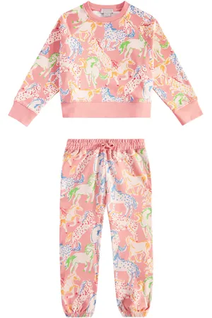 Stella McCartney Ensemble de survêtement Prairie Horses en coton