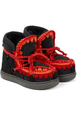 Mou Bottines en daim et shearling