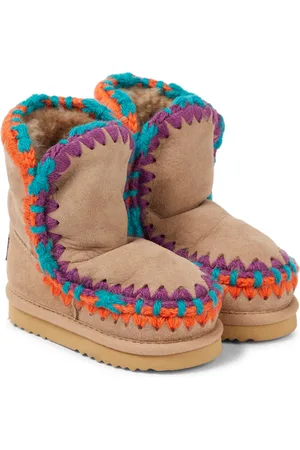 Mou Bottines en daim et shearling