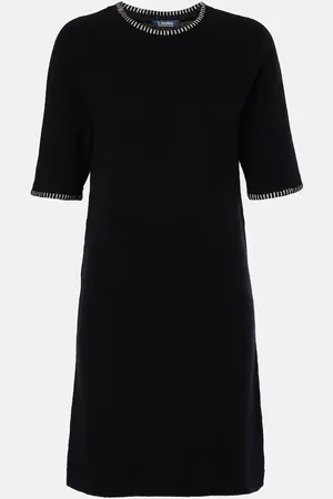 Max Mara Robe midi Denny en laine et cachemire