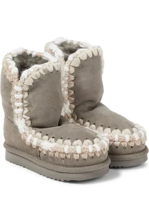 Mou Bottines en daim et shearling
