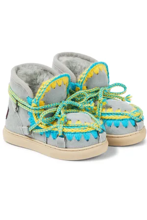 Mou Bottines en daim et shearling