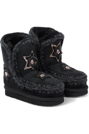 Mou Bottes en daim à ornements