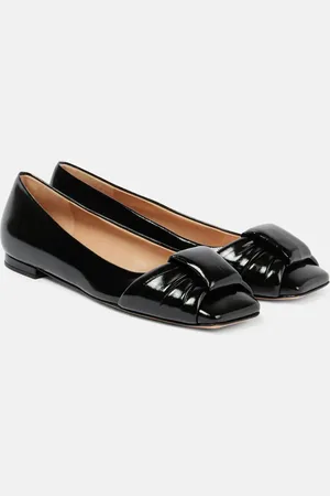 Gianvito Rossi Ballerines Paradi en cuir