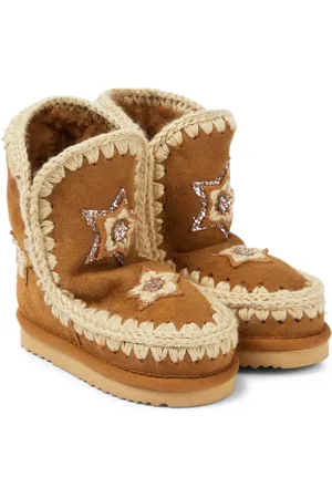 Mou Bottines en daim et shearling
