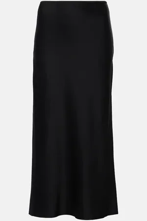 DRIES VAN NOTEN Jupe midi en satin