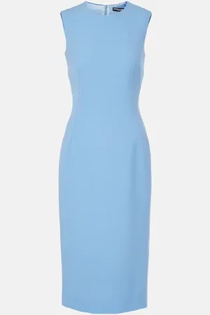 Dolce & Gabbana Robe midi en laine vierge