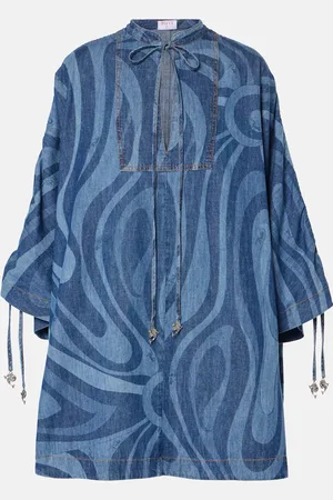 Puccini Cafetan en denim