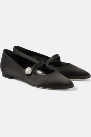 Manolo Blahnik Ballerines Marijana en satin