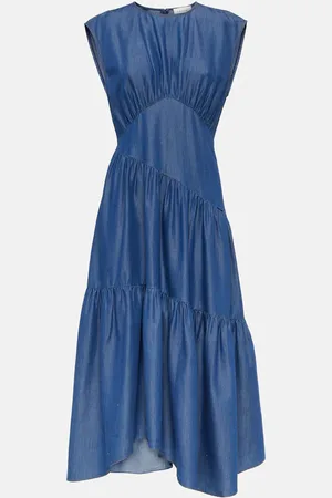 Frame Robe midi en jean