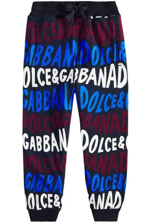 Dolce & Gabbana Pantalon de survêtement en coton à logo