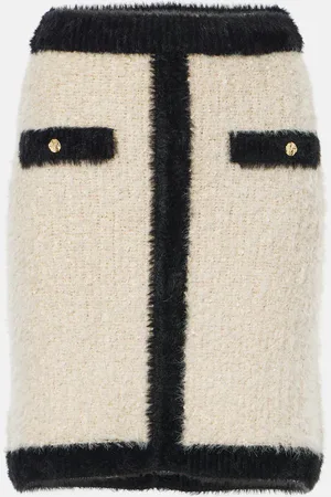 Nina Ricci Mini-jupe en tweed