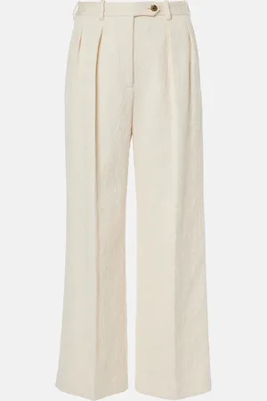Loro Piana Pantalon ample Bart en coton mélangé